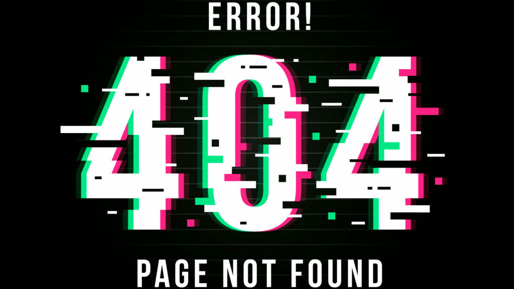 erreur 404
